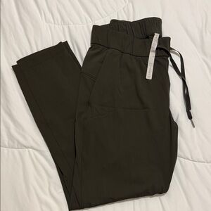 Dark Olive Lululemon Pants